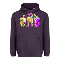 Plum mardi gras tooth Heavyweight Hoodie - RacoonDesign