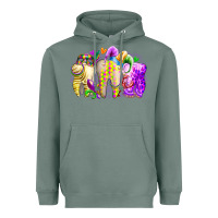 Sage mardi gras tooth Heavyweight Hoodie - RacoonDesign