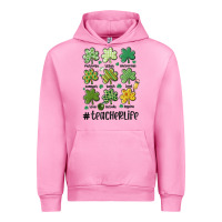 Fuchsia Pink teacher st.patrick's Urban Hoodie - MaliasSmallBusiness
