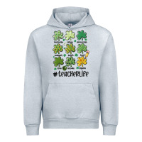 Heather Grey teacher st.patrick's Urban Hoodie - MaliasSmallBusiness
