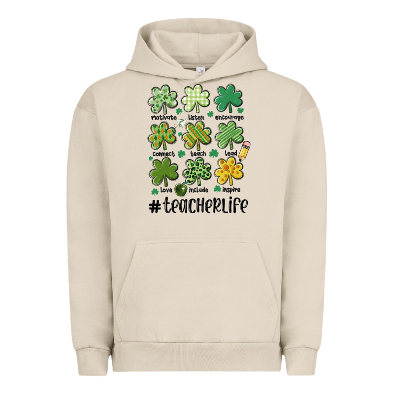Teacher St.patrick's Urban Hoodie by MaliasSmallBusiness | Teevron