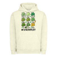Pigment Pistachio teacher st.patrick's Urban Hoodie - MaliasSmallBusiness
