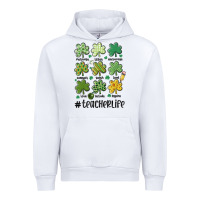 White teacher st.patrick's Urban Hoodie - MaliasSmallBusiness