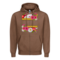 Chestnut floral teacher Zipper Hoodie - texasbilliewilder