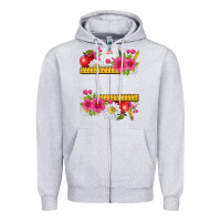 Heather Grey floral teacher Zipper Hoodie - texasbilliewilder