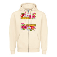 Sandshell floral teacher Zipper Hoodie - texasbilliewilder