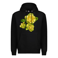Black st. patrick rose Premium Hoodie - LillyAllenDesigns