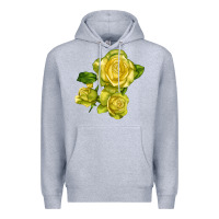 Heather Grey st. patrick rose Premium Hoodie - LillyAllenDesigns