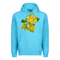 Ocean Blue st. patrick rose Premium Hoodie - LillyAllenDesigns