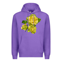 Purple st. patrick rose Premium Hoodie - LillyAllenDesigns
