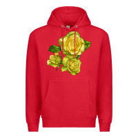 Red st. patrick rose Premium Hoodie - LillyAllenDesigns