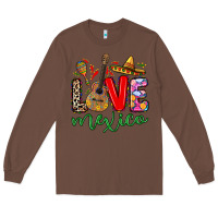 Chestnut Love Mexico Long Sleeve Tee - RanaPortraitStore