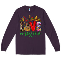 Plum Love Mexico Long Sleeve Tee - RanaPortraitStore
