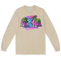 Mushroom aloha stitch Long Sleeve Tee - AdoDesignShop