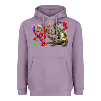 Lavender mardi gras Heavyweight Hoodie - RacoonDesign