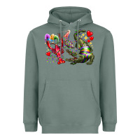 Sage mardi gras Heavyweight Hoodie - RacoonDesign