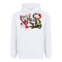 White mardi gras Heavyweight Hoodie - RacoonDesign