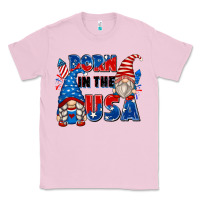 Bubblegum Pink born in the usa Classic Tee - Zillion Design Studio