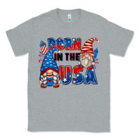 Heather Grey born in the usa Classic Tee - Zillion Design Studio