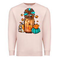 Pale Pink thanksgiving coffee Premium Sweatshirt - JahusDesignShop