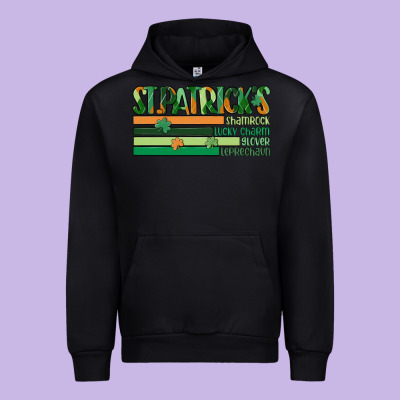 St. Patrick's Day Urban Hoodie Designed By Maliassmallbusiness