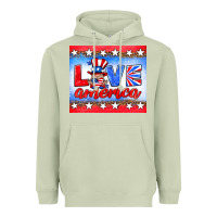 Matcha love america gnome Heavyweight Hoodie - HRA Design Shop