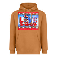 Meerkat love america gnome Heavyweight Hoodie - HRA Design Shop
