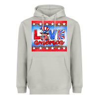 Moon Dust love america gnome Heavyweight Hoodie - HRA Design Shop