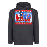 Smoke love america gnome Heavyweight Hoodie - HRA Design Shop