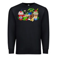 Black dominican republic coffee cups Premium Sweatshirt - AdoDesignShop