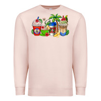 Pale Pink dominican republic coffee cups Premium Sweatshirt - AdoDesignShop