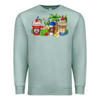 Seafoam dominican republic coffee cups Premium Sweatshirt - AdoDesignShop