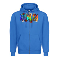 True Royal human Zipper Hoodie - Zillion Design Studio