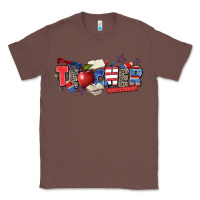 Chestnut American teacher Classic Tee - Zillion Design Studio