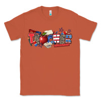 Copper American teacher Classic Tee - Zillion Design Studio