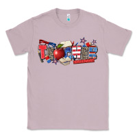 Lilac American teacher Classic Tee - Zillion Design Studio