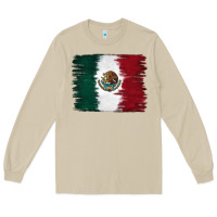 Mushroom Mexican Flag Long Sleeve Tee - RanaPortraitStore