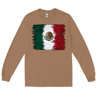 Toasted Coconut Mexican Flag Long Sleeve Tee - RanaPortraitStore