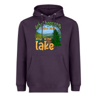 Plum what happens at the lake stays at the lake Heavyweight Hoodie - HRA Design Shop