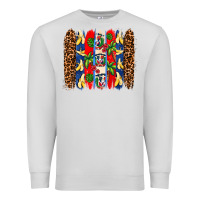 Dove Grey dominican republic brushstrokes Premium Sweatshirt - AdoDesignShop
