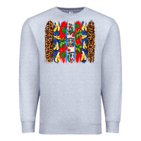 Heather Grey dominican republic brushstrokes Premium Sweatshirt - AdoDesignShop