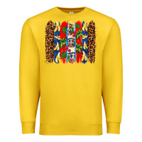 Lemon dominican republic brushstrokes Premium Sweatshirt - AdoDesignShop