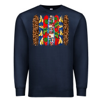 Navy dominican republic brushstrokes Premium Sweatshirt - AdoDesignShop