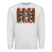 Oatmeal Heather dominican republic brushstrokes Premium Sweatshirt - AdoDesignShop