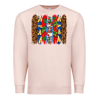 Pale Pink dominican republic brushstrokes Premium Sweatshirt - AdoDesignShop