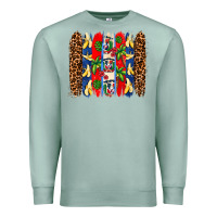 Seafoam dominican republic brushstrokes Premium Sweatshirt - AdoDesignShop