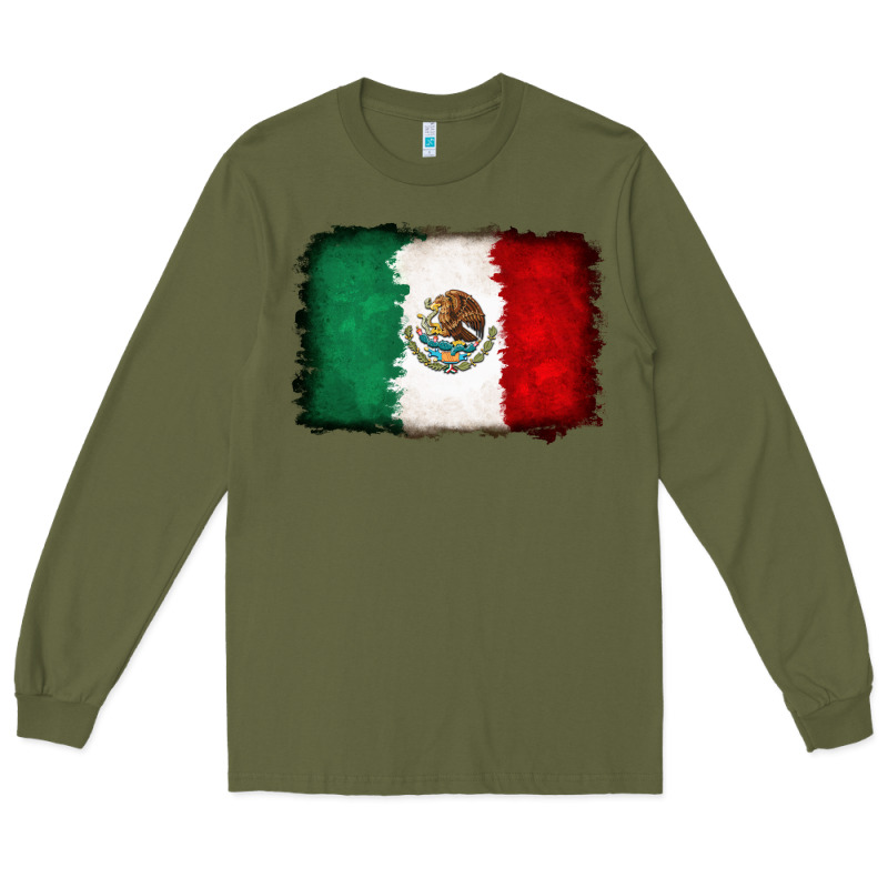 Mexican Flag Long Sleeve Tee by RanaPortraitStore | Teevron