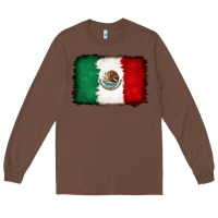 Chestnut Mexican flag Long Sleeve Tee - RanaPortraitStore
