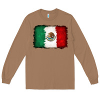 Toasted Coconut Mexican flag Long Sleeve Tee - RanaPortraitStore