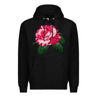 Black neil diamond rose Premium Hoodie - LillyAllenDesigns